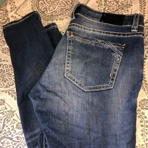 Buckle Black skinny jeans